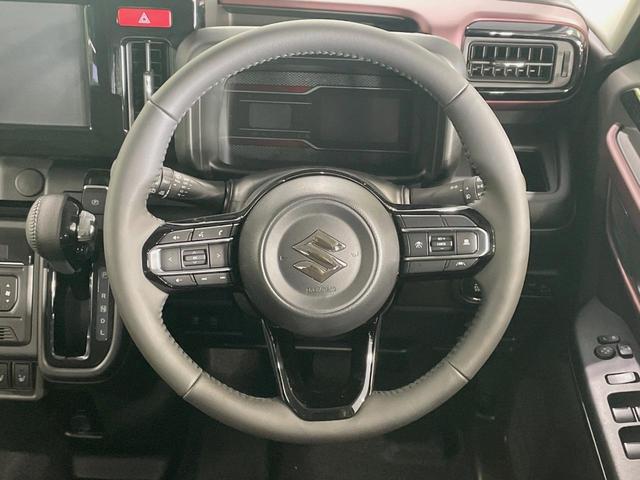 スペーシアカスタム ハイブリッドＸＳ　届出済未使用車　両側電動ドア　衝突被害軽減システム　レーダークルーズ　コーナーセンサー　スマートキー　ＬＥＤヘッド　オートハイビーム　車線逸脱警報　オートライト　オートエアコン　純正１５インチアルミ（11枚目）