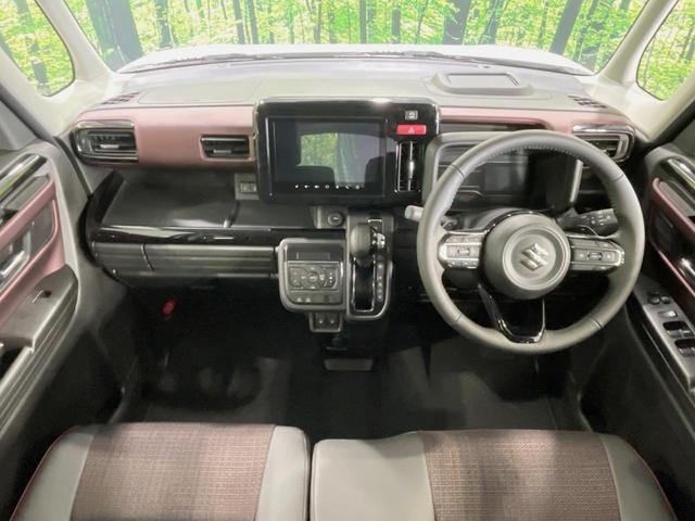 スペーシアカスタム ハイブリッドXSターボ 届出済未使用車 純正9型ナビ 両側電動ドア 全周囲カメラ 衝突被害軽減システム レーダークルーズ シートヒーター コーナーセンサー スマートキー LEDヘッド オートハイビーム 車線逸脱警報(2枚目)