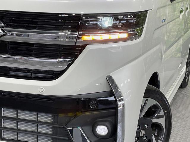 スペーシアカスタム ハイブリッドXSターボ 届出済未使用車 純正9型ナビ 両側電動ドア 全周囲カメラ 衝突被害軽減システム レーダークルーズ シートヒーター コーナーセンサー スマートキー LEDヘッド オートハイビーム 車線逸脱警報(12枚目)