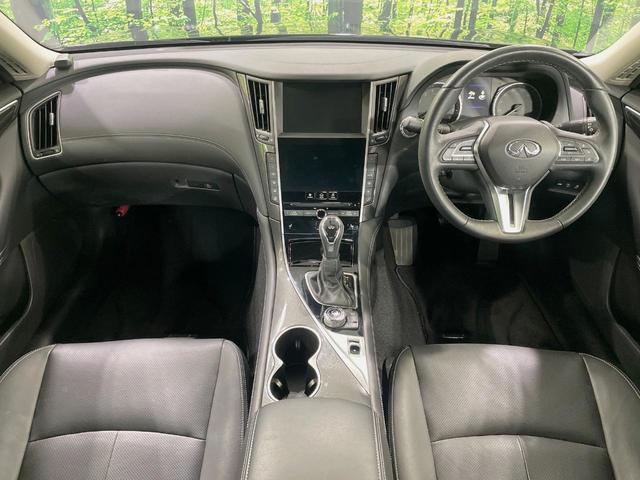 スカイライン 350GT ハイブリッド タイプP 純正ナビ 全周囲カメラ 衝突被害軽減システム レーダークルーズ 禁煙車 レザーシート ドラレコ コーナーセンサー スマートキー LEDヘッド ビルトインETC 純正18インチアルミ オートハイビーム(2枚目)