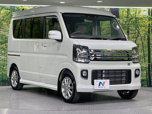 エブリイワゴン PZターボスペシャル 届出済未使用車 両側電動ドア 衝突被害軽減システム シートヒーター コーナーセンサー スマートキー LEDヘッド 純正14インチアルミ オートハイビーム 車線逸脱警報 オートライト オートエアコン(16枚目)