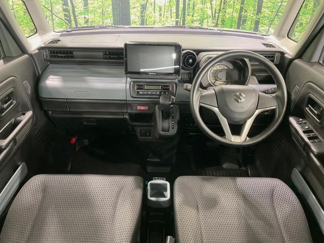 スペーシアベース GF 9型ナビ バックカメラ 衝突軽減 禁煙 シートヒーター コーナーセンサー スマートキー LEDヘッド 車線逸脱警報 オートライト オートエアコン Bluetooth CD DVD再生 フルセグ(2枚目)