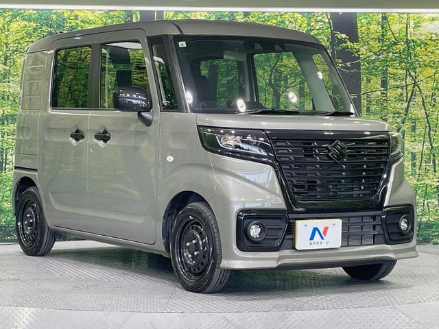 スペーシアベース GF 9型ナビ バックカメラ 衝突軽減 禁煙 シートヒーター コーナーセンサー スマートキー LEDヘッド 車線逸脱警報 オートライト オートエアコン Bluetooth CD DVD再生 フルセグ(16枚目)