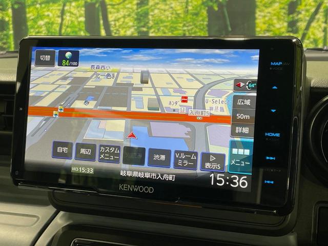 スペーシアベース GF 9型ナビ バックカメラ 衝突軽減 禁煙 シートヒーター コーナーセンサー スマートキー LEDヘッド 車線逸脱警報 オートライト オートエアコン Bluetooth CD DVD再生 フルセグ(26枚目)