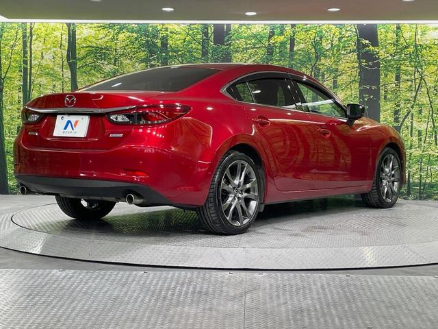 アテンザセダン ２５Ｓ　Ｌパッケージ　バックカメラ　純正ナビ　衝突軽減　レーダークルーズ　禁煙車　レザーシート　ドラレコ　コーナーセンサー　スマートキー　ＬＥＤヘッド　純正１９インチアルミ　オートハイビーム　車線逸脱警報　オートライト（17枚目）