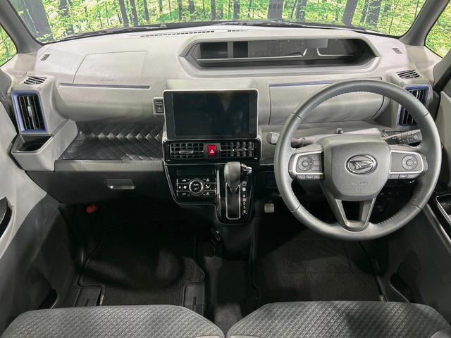 タント カスタムＲＳ　ターボ　両側電動ドア　純正９型ナビ　全周囲カメラ　衝突軽減　レーダークルーズ　禁煙車　ドラレコ　コーナーセンサー　スマートキー　ＬＥＤヘッド　ビルトインＥＴＣ　純正１５インチアルミ　オートハイビーム（2枚目）