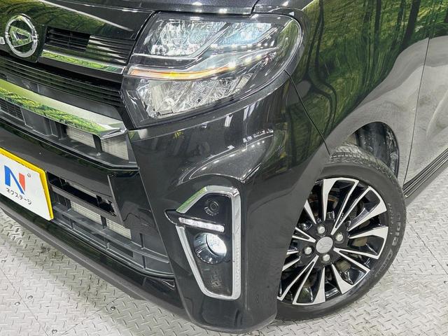 タント カスタムＲＳ　ターボ　両側電動ドア　純正９型ナビ　全周囲カメラ　衝突軽減　レーダークルーズ　禁煙車　ドラレコ　コーナーセンサー　スマートキー　ＬＥＤヘッド　ビルトインＥＴＣ　純正１５インチアルミ　オートハイビーム（12枚目）