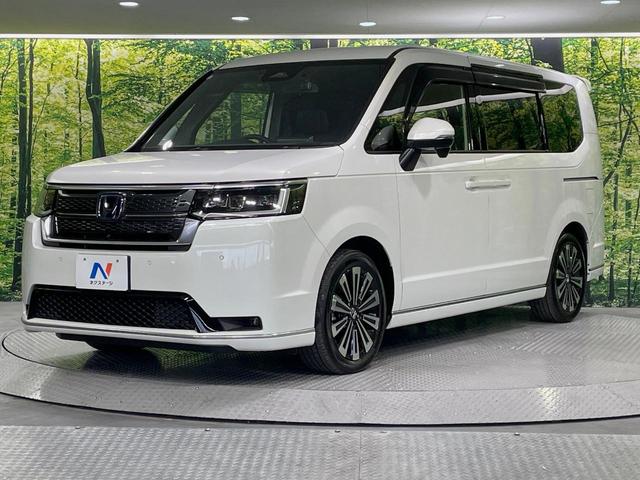 ステップワゴン ｅ：ＨＥＶスパーダ　プレミアムライン　両側電動ドア　１１．４型ナビ　全周囲カメラ　衝突被害軽減システム　ドラレコ　コーナーセンサー　スマートキー　ＬＥＤヘッド　ビルトインＥＴＣ　純正１７インチアルミ　オートハイビーム　車線逸脱警報（25枚目）