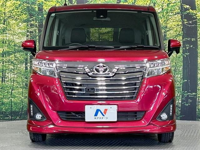 ルーミー カスタムＧ　Ｓ　両側電動ドア　純正ＳＤナビ　バックカメラ　衝突被害軽減システム　禁煙車　コーナーセンサー　スマートキー　ＬＥＤヘッド　ビルトインＥＴＣ　クルコン　純正１４インチアルミ　車線逸脱警報　オートライト（14枚目）