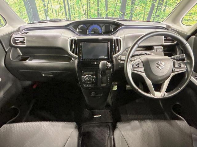 ソリオバンディット ハイブリッドSV 両側電動スライドドア 純正8型ナビ 全周囲カメラ 衝突被害軽減システム ドラレコ スマートキー LEDヘッド ETC クルコン 純正15インチアルミ 車線逸脱警報 オートライト(2枚目)