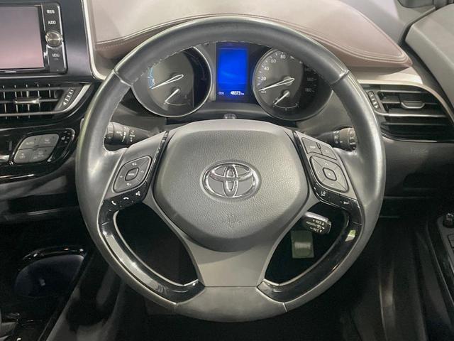 C-HR G 純正SDナビ バックカメラ 衝突被害軽減システム レーダークルーズ 禁煙車 シートヒーター コーナーセンサー スマートキー LEDヘッド ETC 純正18インチアルミ オートハイビーム 車線逸脱警報(11枚目)