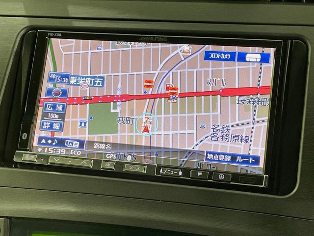 プリウス S SDナビ バックカメラ スマートキー ビルトインETC 純正15インチアルミ オートライト オートエアコン CD DVD再生 フルセグ LEDフォグ(3枚目)