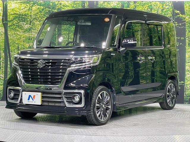 スペーシアカスタム ハイブリッドＸＳターボ　両側電動スライドドア　ＳＤナビ　バックカメラ　衝突被害軽減システム　シートヒーター　ドラレコ　コーナーセンサー　スマートキー　ＬＥＤヘッド　ビルトインＥＴＣ　クルコン　純正１５インチアルミ（29枚目）