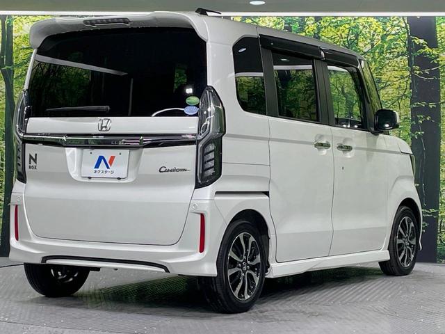 Ｎ－ＢＯＸカスタム Ｇ・Ｌホンダセンシング　電動スライドドア　純正ＳＤナビ　バックカメラ　衝突被害軽減システム　ドラレコ　スマートキー　ＬＥＤヘッド　ビルトインＥＴＣ　純正１４インチアルミ　オートハイビーム　車線逸脱警報　オートライト（17枚目）