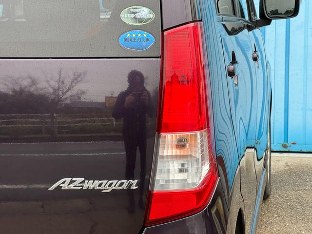 AZワゴン XSスペシャル ユーザー買取車両 ワンオーナー 純正オーディオ フォグランプ オートライト フルオートエアコン ヘッドライトレベライザー スマートキー スペアキー ドアバイザー フロアマット 禁煙車 記録簿(58枚目)