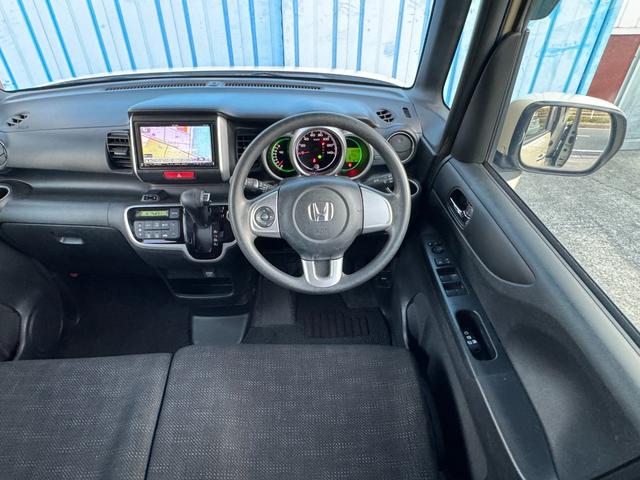 N-BOX G SSパッケージ ユーザー買取車両 ワンオーナー シティブレーキアクティブシステム(低速域衝突軽減ブレーキ+誤発進抑制機能) ナビ TV Bluetooth Bカメラ ドライブレコーダー 両側パワスラ 禁煙 記録簿(3枚目)