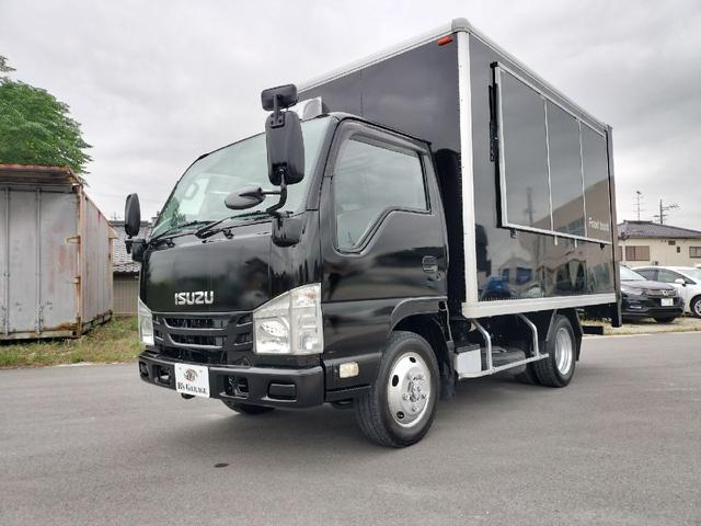 エルフトラック キッチンカー　キッチンカー・冷蔵庫・２槽シンク・電動給水ポンプ・ステンレス作業台・換気扇・アイスストッカー・つり棚・コンセント・ブレーカー・カラーバックモニター・全塗装可（要相談）（4枚目）