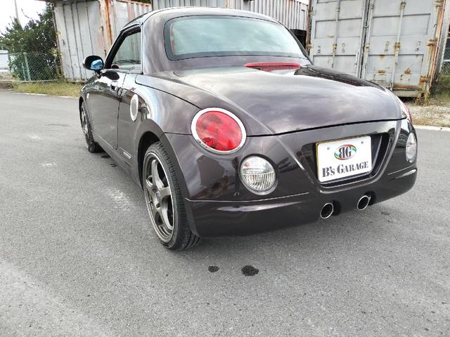 コペン アルティメットエディションII 社外ホイール・カーボンボンネット・レザー調シートカバー・社外ナビ・オープン動作OK(11枚目)