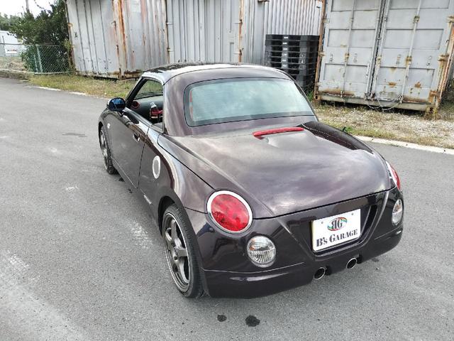 コペン アルティメットエディションII 社外ホイール・カーボンボンネット・レザー調シートカバー・社外ナビ・オープン動作OK(15枚目)