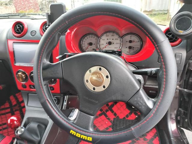 コペン アルティメットエディションII 社外ホイール・カーボンボンネット・レザー調シートカバー・社外ナビ・オープン動作OK(21枚目)