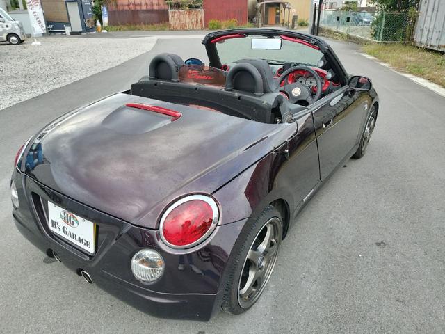 コペン アルティメットエディションII 社外ホイール・カーボンボンネット・レザー調シートカバー・社外ナビ・オープン動作OK(29枚目)