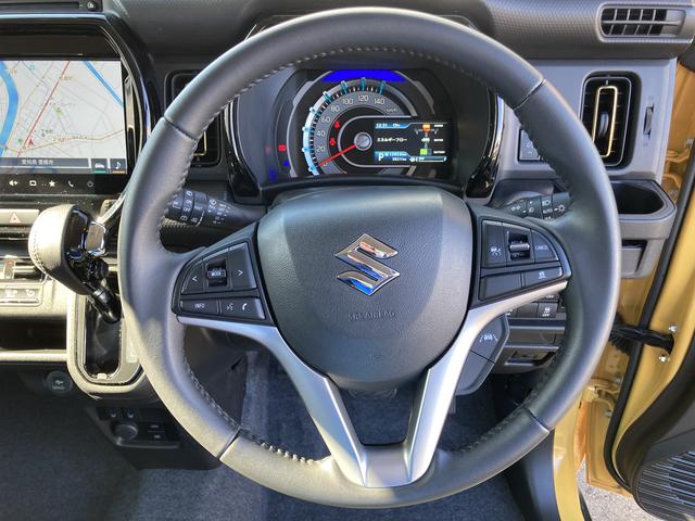 ハスラー ＨＹＢＲＩＤ　Ｘ　３型　９インチナビ＆全方位カメラ　スズキコネクト対応車　デュアルカメラブレーキサポート　３６０度プレミアムＵＶ＆ＩＲカットガラス　ナノイーＸ搭載フルオートエアコン　ＬＥＤヘッドランプ　１５インチアルミホイール（22枚目）