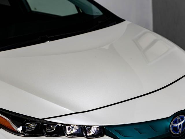 プリウスPHV Sナビパッケージ シートカバー 革巻きハンドル ドリンクホルダー 純正ホイール 純正ナビ ステアリングヒーター バックカメラ LEDヘッドライト 純正流用16インチホイール(9枚目)
