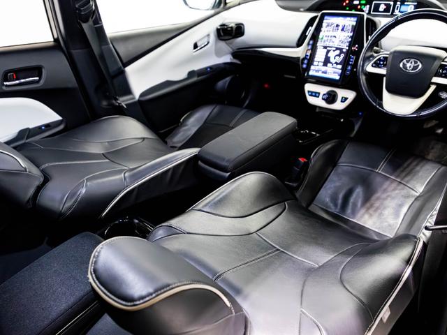 プリウスPHV Sナビパッケージ シートカバー 革巻きハンドル ドリンクホルダー 純正ホイール 純正ナビ ステアリングヒーター バックカメラ LEDヘッドライト 純正流用16インチホイール(36枚目)