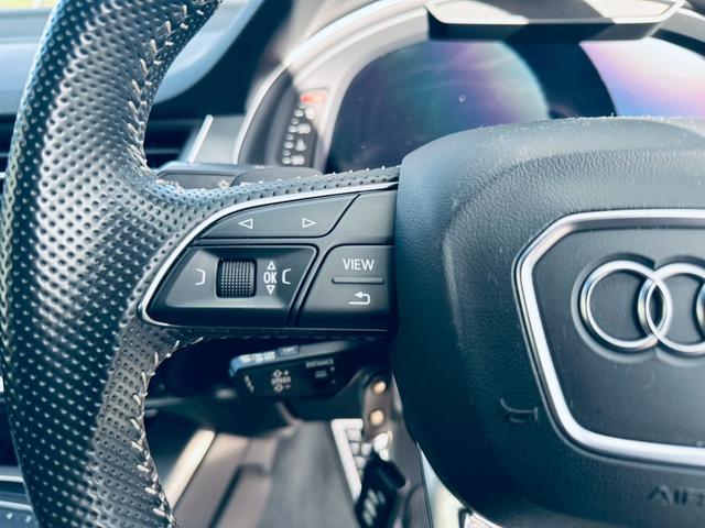Q7 3.0TFSIクワトロ SラインPKG/アダプティブエアサス/前後シートヒーター/三列目シート/メモリー機能付きパワーシート/4ゾーンエアコン/マトリクスLED/21インチOPAW/ACC/黒革/トラフィックカメラ(32枚目)