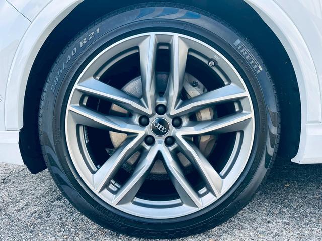 Q7 3.0TFSIクワトロ SラインPKG/アダプティブエアサス/前後シートヒーター/三列目シート/メモリー機能付きパワーシート/4ゾーンエアコン/マトリクスLED/21インチOPAW/ACC/黒革/トラフィックカメラ(78枚目)