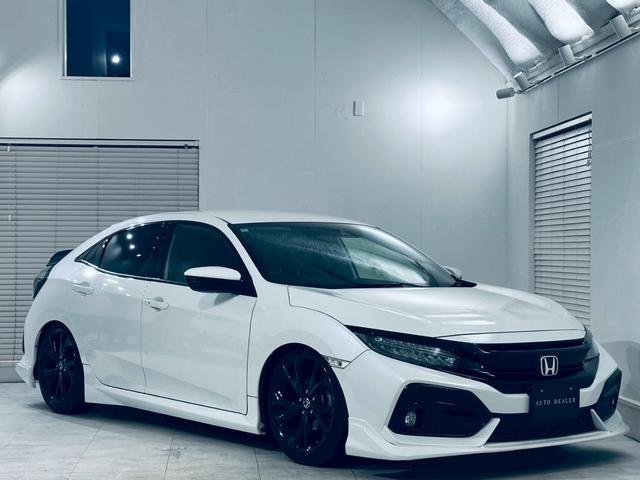 シビック 大阪JDM車高調/ 無限ブレーキホース/無限ローター/CUSCO パワーブレース センター/HKS エアクリーナー/APEXI マフラー/無限クイックシフター/社外ナビ(5枚目)