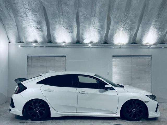 シビック 大阪JDM車高調/ 無限ブレーキホース/無限ローター/CUSCO パワーブレース センター/HKS エアクリーナー/APEXI マフラー/無限クイックシフター/社外ナビ(6枚目)