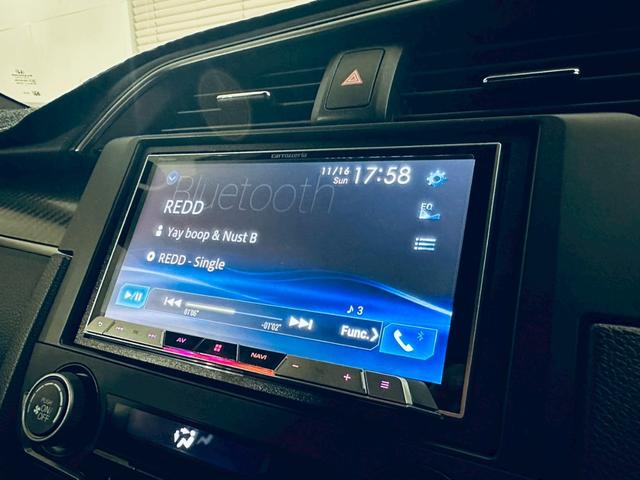 シビック 大阪JDM車高調/ 無限ブレーキホース/無限ローター/CUSCO パワーブレース センター/HKS エアクリーナー/APEXI マフラー/無限クイックシフター/社外ナビ(66枚目)