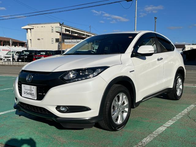 ヴェゼル ハイブリッドＸ　４ＷＤ　安心パッケージ　純正ナビ　ワンセグ　ブルートゥース　バックカメラ　ＬＥＤヘッドライト　クルコン　パドルシフト　スマートキー　純正アルミホイール（7枚目）