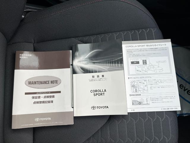 カローラスポーツ ハイブリッドＧＺ　トヨタセーフティセンス　純正ワイドナビ　フルセグＴＶ　ブルートゥース　バックカメラ　ＥＴＣ　社外ドラレコ　ヘッドアップディスプレイ　ＬＥＤヘッドライト　デジタルインナーミラー（63枚目）