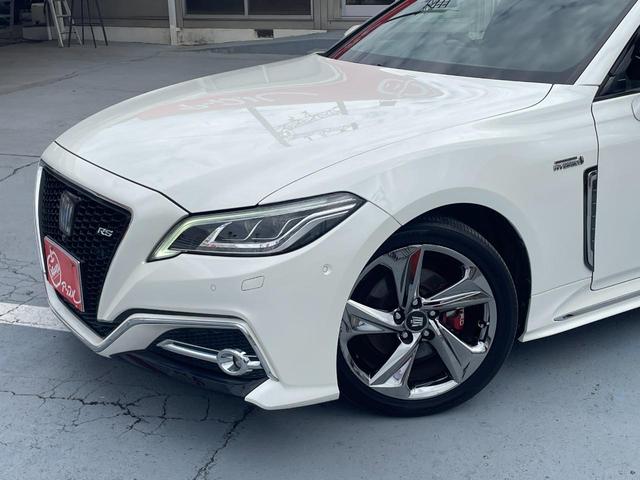クラウンハイブリッド RS 自社買取車/禁煙/全方位カメラ/HUD/BSM/セーフティセンス/ヨコハマ2023年製dBタイヤ/パワーシート/LEDヘッド&フォグ/シーケンシャルウインカー/ステアヒーター&シートヒーター(3枚目)