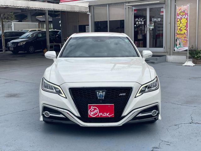 クラウンハイブリッド RS 自社買取車/禁煙/全方位カメラ/HUD/BSM/セーフティセンス/ヨコハマ2023年製dBタイヤ/パワーシート/LEDヘッド&フォグ/シーケンシャルウインカー/ステアヒーター&シートヒーター(4枚目)