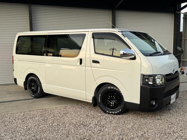 ハイエースバン ロングＤＸ　ディーゼル　マニュアル　ＭＴ　２ＷＤ　インジェクター洗浄済　両側スライドドア　６人乗り　４型フェイス　公認２インチローダウン　ナビ　バックカメラ　ＥＴＣ（15枚目）