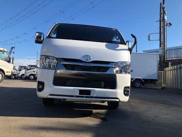 ハイエースバン ロングスーパーGL ダークプライムS ハーフレザーシート LEDヘッドライト オートエアコン 両側パワースライドドア(2枚目)