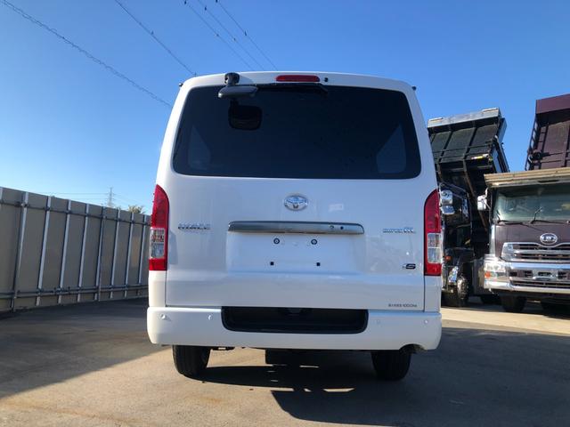 ハイエースバン ロングスーパーGL ダークプライムS ハーフレザーシート LEDヘッドライト オートエアコン 両側パワースライドドア(6枚目)