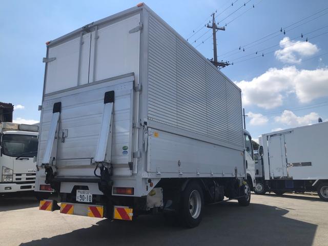 エルフトラック パブコ アルミウイング 4300ボディ 極東はねあげパワーゲート リア観音扉 スムーサー6速 バックモニター ラッシング2段 積載2950kg 準中型免許(7枚目)