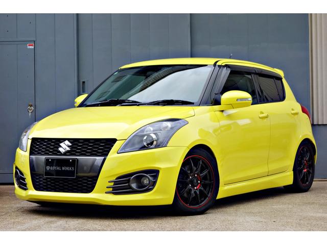 スイフトスポーツ ベースグレード　カスタム車輛　ＴＥＩＮ車高調　フジツボマフラー　ＧＳＰＥＥＤ１６インチアルミ　ＰＩＶＯＴデジタルモニター　パナソニックナビ　Ｂｌｕｅｔｏｏｔｈ　Ｂカメラ　コムテックレーダー　ＭＯＮＳＴＥＲペダルカバー（2枚目）