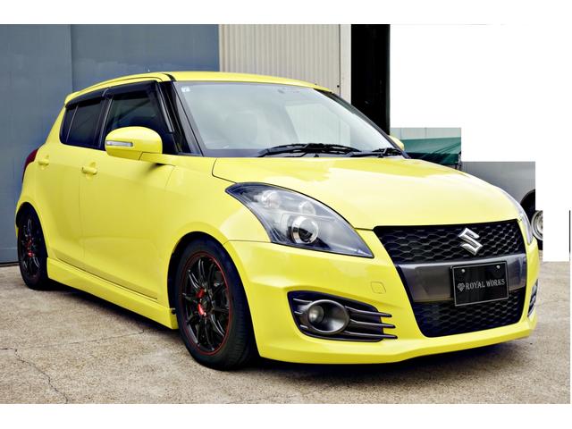 スイフトスポーツ ベースグレード　カスタム車輛　ＴＥＩＮ車高調　フジツボマフラー　ＧＳＰＥＥＤ１６インチアルミ　ＰＩＶＯＴデジタルモニター　パナソニックナビ　Ｂｌｕｅｔｏｏｔｈ　Ｂカメラ　コムテックレーダー　ＭＯＮＳＴＥＲペダルカバー（6枚目）