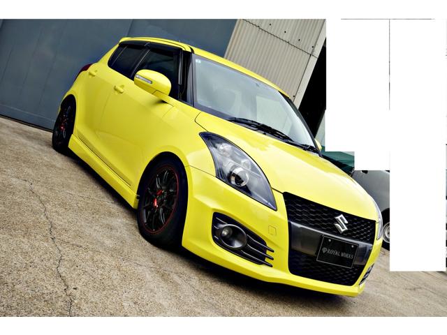 スイフトスポーツ ベースグレード　カスタム車輛　ＴＥＩＮ車高調　フジツボマフラー　ＧＳＰＥＥＤ１６インチアルミ　ＰＩＶＯＴデジタルモニター　パナソニックナビ　Ｂｌｕｅｔｏｏｔｈ　Ｂカメラ　コムテックレーダー　ＭＯＮＳＴＥＲペダルカバー（7枚目）