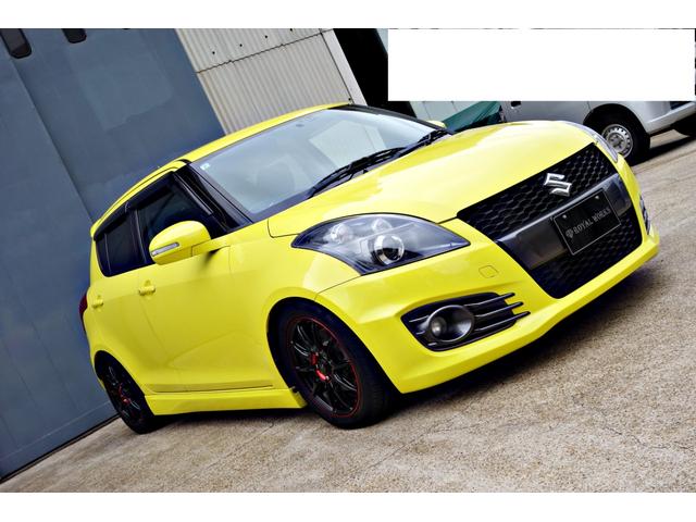 スイフトスポーツ ベースグレード　カスタム車輛　ＴＥＩＮ車高調　フジツボマフラー　ＧＳＰＥＥＤ１６インチアルミ　ＰＩＶＯＴデジタルモニター　パナソニックナビ　Ｂｌｕｅｔｏｏｔｈ　Ｂカメラ　コムテックレーダー　ＭＯＮＳＴＥＲペダルカバー（8枚目）