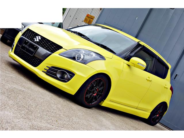 スイフトスポーツ ベースグレード　カスタム車輛　ＴＥＩＮ車高調　フジツボマフラー　ＧＳＰＥＥＤ１６インチアルミ　ＰＩＶＯＴデジタルモニター　パナソニックナビ　Ｂｌｕｅｔｏｏｔｈ　Ｂカメラ　コムテックレーダー　ＭＯＮＳＴＥＲペダルカバー（11枚目）