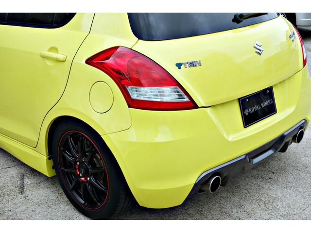 スイフトスポーツ ベースグレード　カスタム車輛　ＴＥＩＮ車高調　フジツボマフラー　ＧＳＰＥＥＤ１６インチアルミ　ＰＩＶＯＴデジタルモニター　パナソニックナビ　Ｂｌｕｅｔｏｏｔｈ　Ｂカメラ　コムテックレーダー　ＭＯＮＳＴＥＲペダルカバー（25枚目）