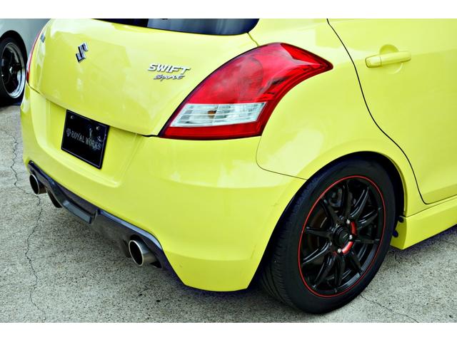 スイフトスポーツ ベースグレード　カスタム車輛　ＴＥＩＮ車高調　フジツボマフラー　ＧＳＰＥＥＤ１６インチアルミ　ＰＩＶＯＴデジタルモニター　パナソニックナビ　Ｂｌｕｅｔｏｏｔｈ　Ｂカメラ　コムテックレーダー　ＭＯＮＳＴＥＲペダルカバー（26枚目）