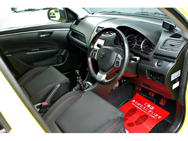 スイフトスポーツ ベースグレード　カスタム車輛　ＴＥＩＮ車高調　フジツボマフラー　ＧＳＰＥＥＤ１６インチアルミ　ＰＩＶＯＴデジタルモニター　パナソニックナビ　Ｂｌｕｅｔｏｏｔｈ　Ｂカメラ　コムテックレーダー　ＭＯＮＳＴＥＲペダルカバー（33枚目）