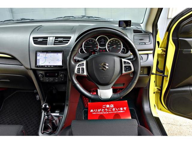 スイフトスポーツ ベースグレード　カスタム車輛　ＴＥＩＮ車高調　フジツボマフラー　ＧＳＰＥＥＤ１６インチアルミ　ＰＩＶＯＴデジタルモニター　パナソニックナビ　Ｂｌｕｅｔｏｏｔｈ　Ｂカメラ　コムテックレーダー　ＭＯＮＳＴＥＲペダルカバー（52枚目）